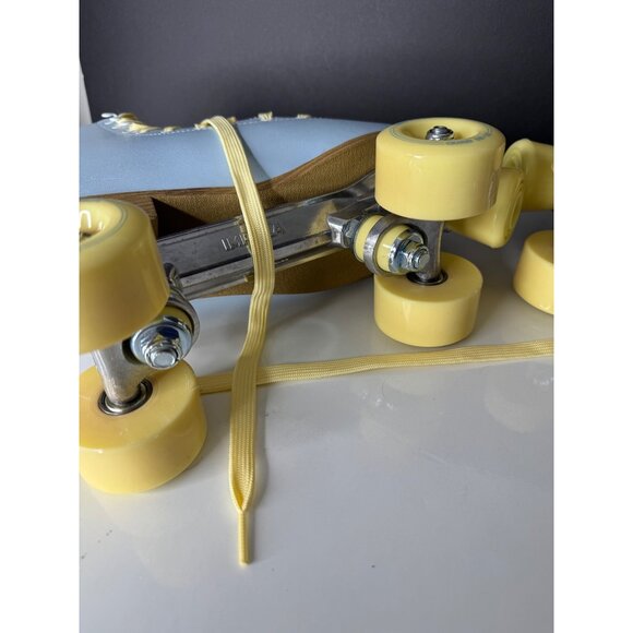 NIB Impala Quad Roller Skates Sky Blue Yellow US 9 EU 40 - Picture 8 of 12